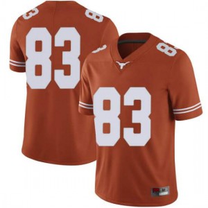 Men's Al'Vonte Woodard Orange University of Texas #83 Limited Stitched Jerseys