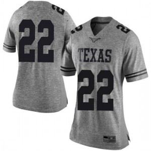 Womens Blake Nevins Gray Texas Longhorns #22 Limited Embroidery Jerseys