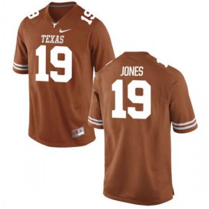 Men Brandon Jones Tex Orange University of Texas #19 Authentic College Jersey