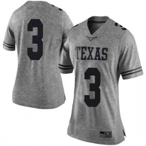 Women's Cameron Rising Gray UT #3 Limited Official Jersey