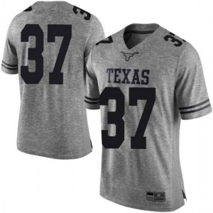 Men's Chase Moore Gray Texas Longhorns #37 Limited Stitched Jerseys