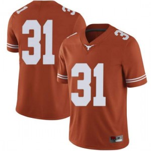 Men's DeMarvion Overshown Orange University of Texas #31 Limited Stitched Jerseys