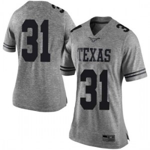 Womens DeMarvion Overshown Gray UT #31 Limited Stitched Jersey
