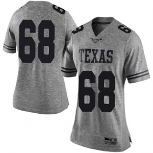 Women Derek Kerstetter Gray University of Texas #68 Limited Stitched Jerseys