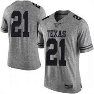 Mens Dylan Osetkowski Gray Longhorns #21 Limited Official Jersey