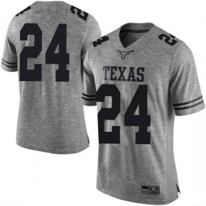 Mens Jarmarquis Durst Gray Texas Longhorns #24 Limited Player Jersey