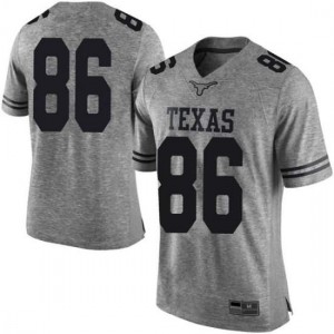 Men Jordan Pouncey Gray University of Texas #86 Limited Stitched Jerseys