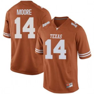 Men Joshua Moore Orange University of Texas #14 Replica Football Jersey