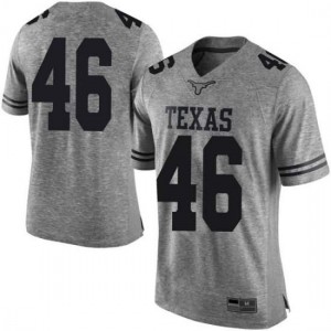 Men Luke Brockermeyer Gray University of Texas #46 Limited Stitched Jerseys