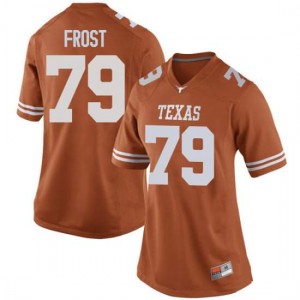Women Matt Frost Orange University of Texas #79 Game Stitch Jersey