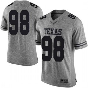 Mens Moro Ojomo Gray Texas Longhorns #98 Limited College Jersey