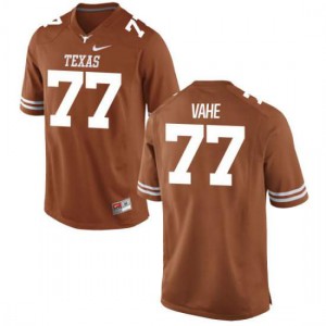 Youth Patrick Vahe Tex Orange University of Texas #77 Authentic Stitched Jerseys