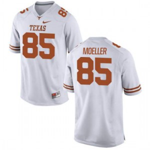 Youth Philipp Moeller White Longhorns #85 Game College Jersey