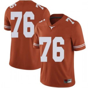 Men's Reese Moore Orange University of Texas #76 Limited Stitched Jersey
