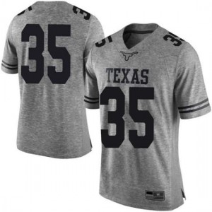 Mens Russell Hine Gray Longhorns #35 Limited NCAA Jersey