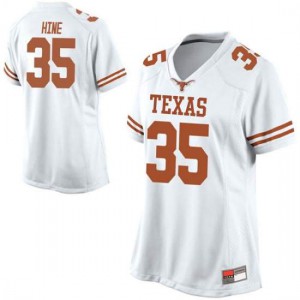 Women's Russell Hine White Texas Longhorns #35 Game Player Jerseys