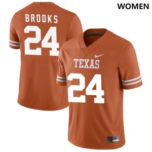 Women Jonathon Brooks Texas Orange UT #24 Nike NIL Replica High School Jersey